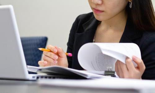Student studying for exam.